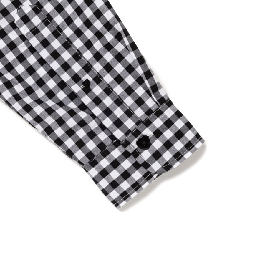 휴먼메이드 깅엄 체크 뱃지 셔츠 2컬러 HM30SH007