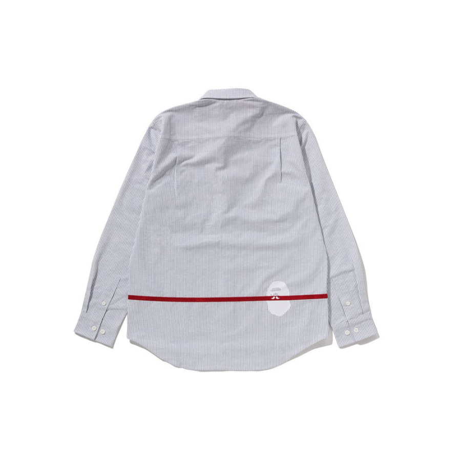 베이프 얀 다이 스트라이프 옥스포드 셔츠 2컬러 7L70131311