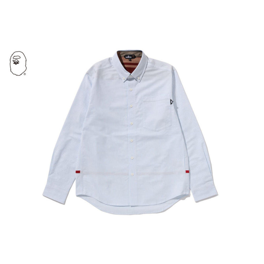 베이프 얀 다이 스트라이프 옥스포드 셔츠 2컬러 7L70131311