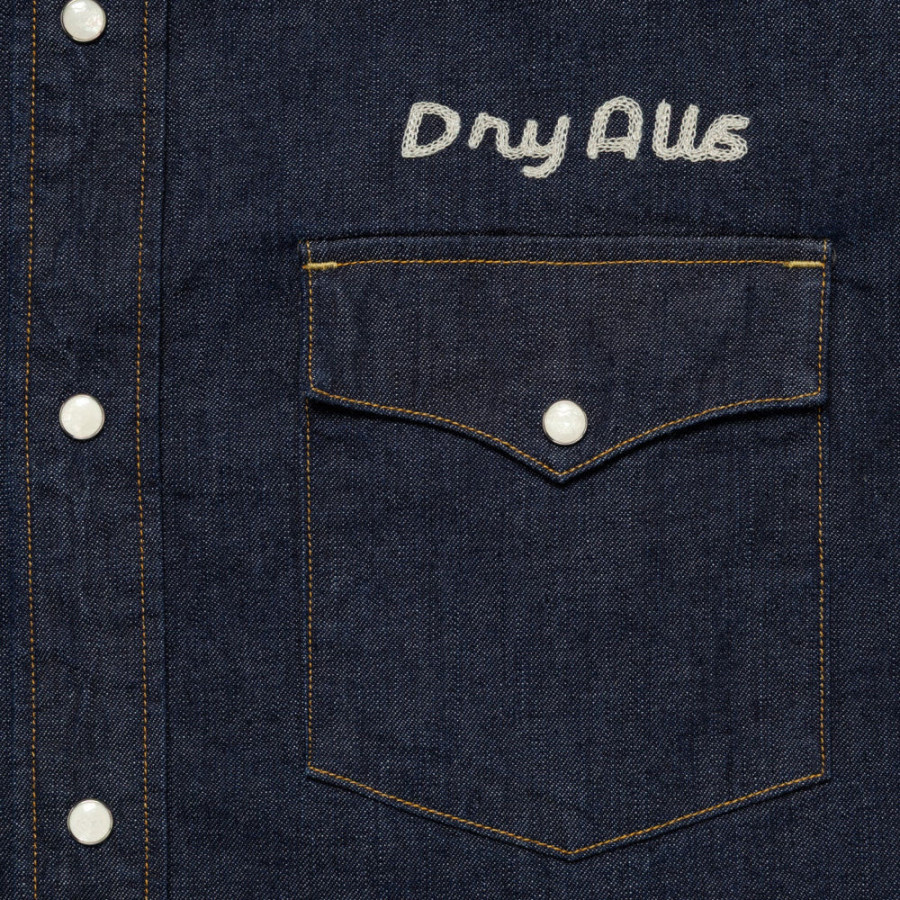휴먼메이드 데님 웨스턴 셔츠 인디고 HM30SH001