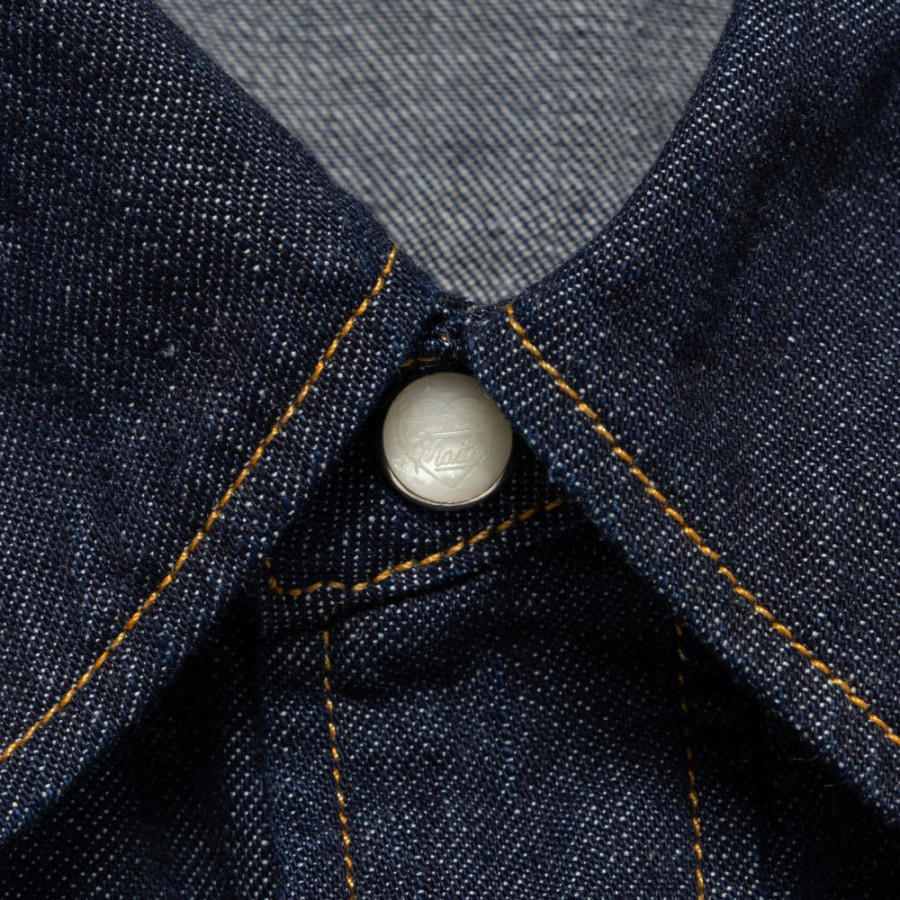 휴먼메이드 데님 웨스턴 셔츠 인디고 HM30SH001