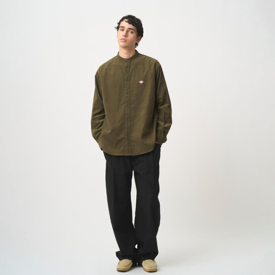 단톤 코듀로이 밴드 칼라 셔츠 6컬러 DT-B0291 MCD DNB252M104-0007