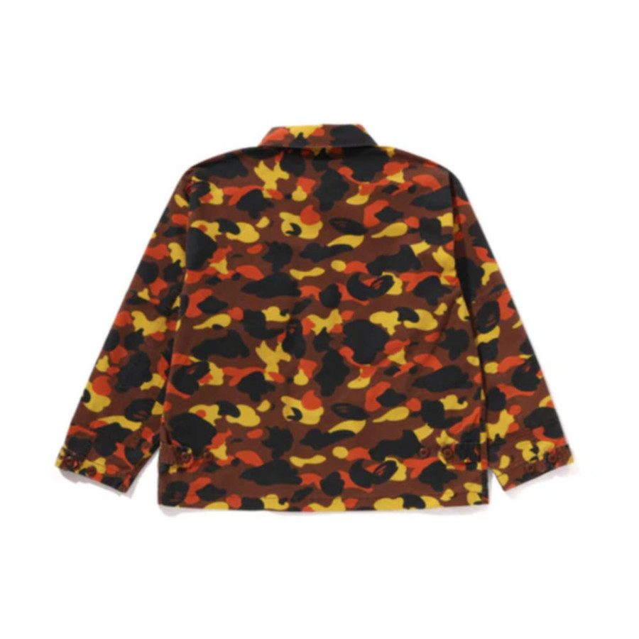 베이프 1ST 카모 헤비 워시드 멀티 포켓 카고 LS 셔츠 3컬러 1L80131302