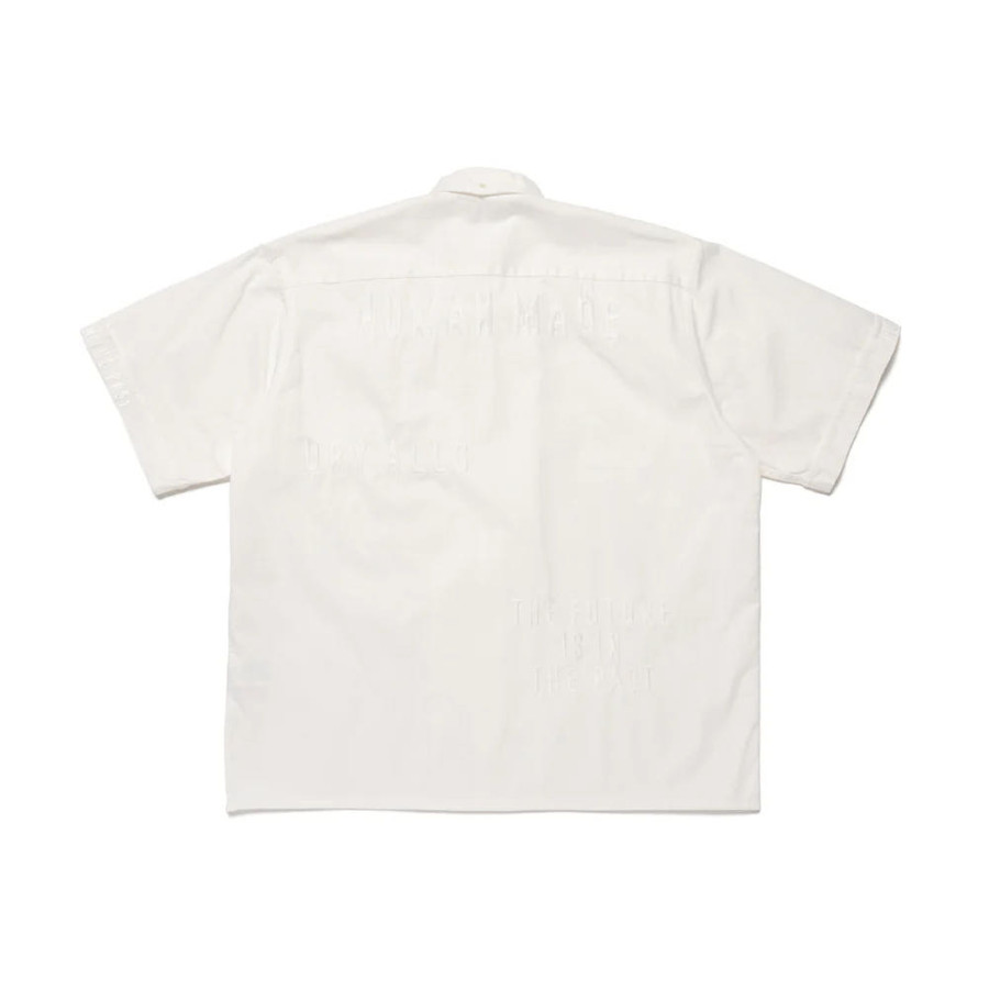 휴먼메이드 오픈 카라 BD 셔츠 3컬러 HM29SH022