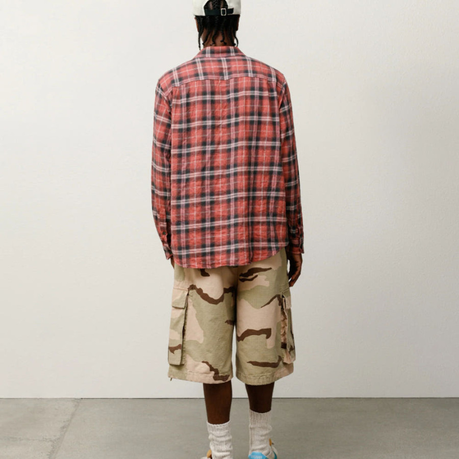 스투시 비치 플레이드 셔츠 3컬러 1110358