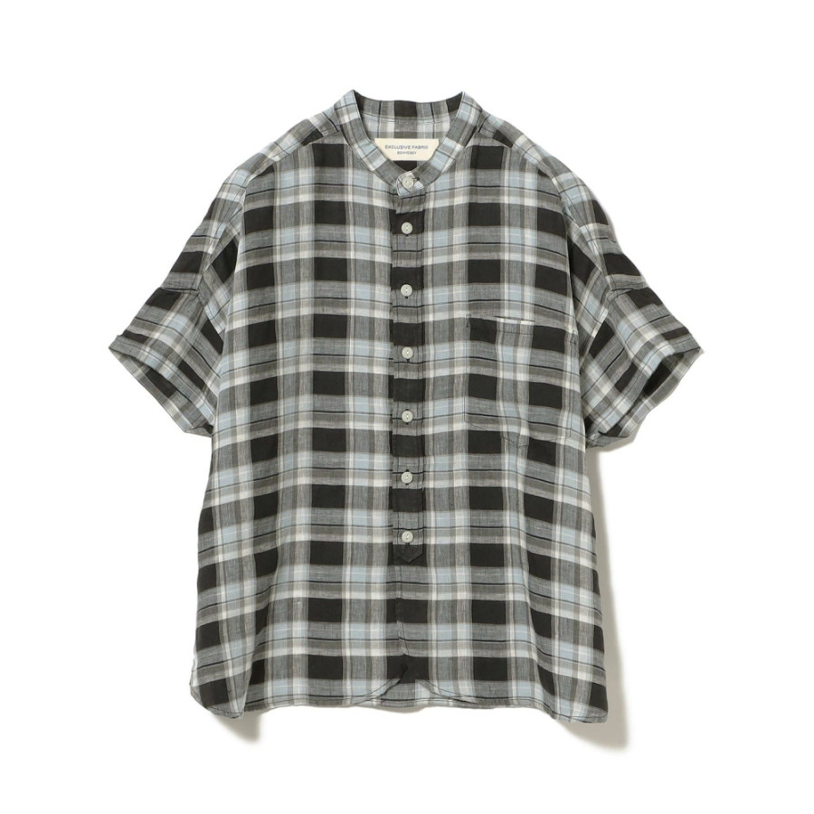 빔즈 보이 린넨 체크 반팔 셔츠 3컬러 13-01-0135-803