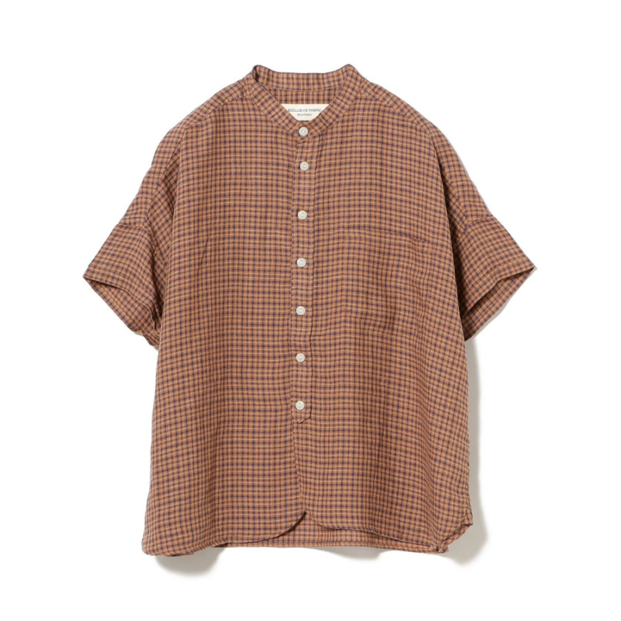 빔즈 보이 린넨 체크 반팔 셔츠 3컬러 13-01-0135-803