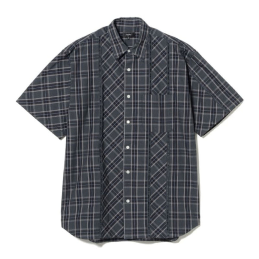 빔즈 레이스 격자체크 셔츠 2컬러 11-01-0563-803