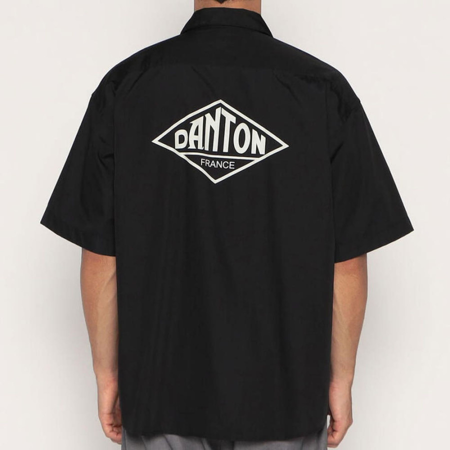 단톤 백 로고 반소매 워크 셔츠 4컬러 DT-B0226 TCR DNB251M104-0022