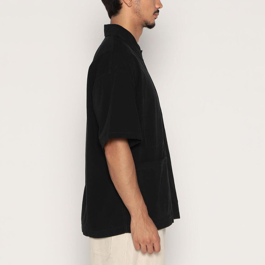 단톤 오가닉 코튼 와셔 반소매 커버올 셔츠 3컬러 DT-B0239 MUG DNB251M104-0020