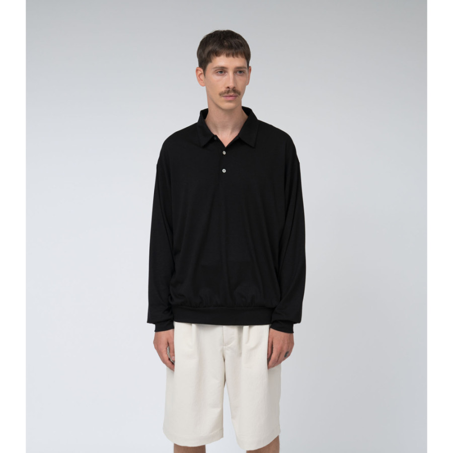 나나미카 울 L/S 폴로셔츠 2컬러 S25SH101