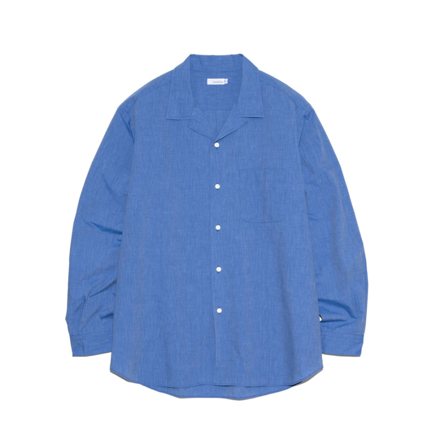 나나미카 오픈 칼라 엔드 온 엔드 셔츠 2컬러 S25SG063