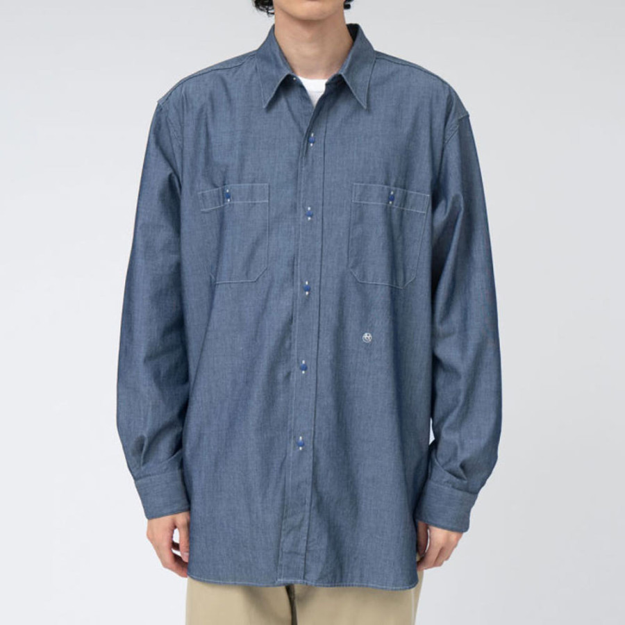 나나미카 레귤러 카라 샴브레이 셔츠 2컬러 S25SG111