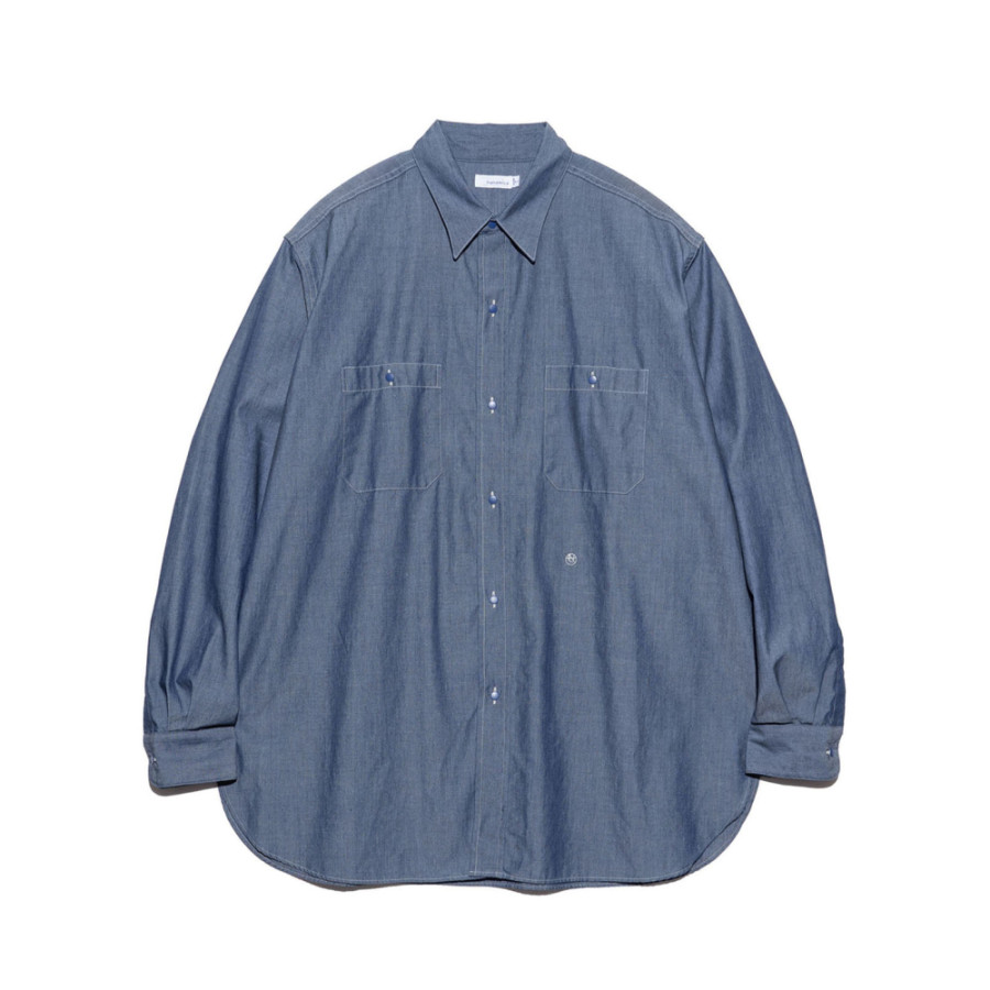 나나미카 레귤러 카라 샴브레이 셔츠 2컬러 S25SG111