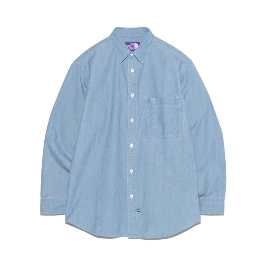 노스페이스퍼플라벨 레귤러 칼라 샴브레이 필드셔츠 2컬러 N24FG069