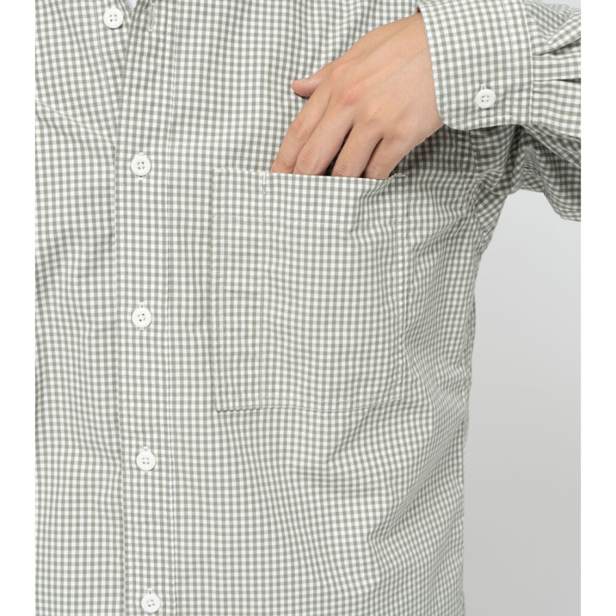 노스페이스 퍼플라벨 레귤러 카라 깅엄 필드 셔츠 2컬러 N25SG100