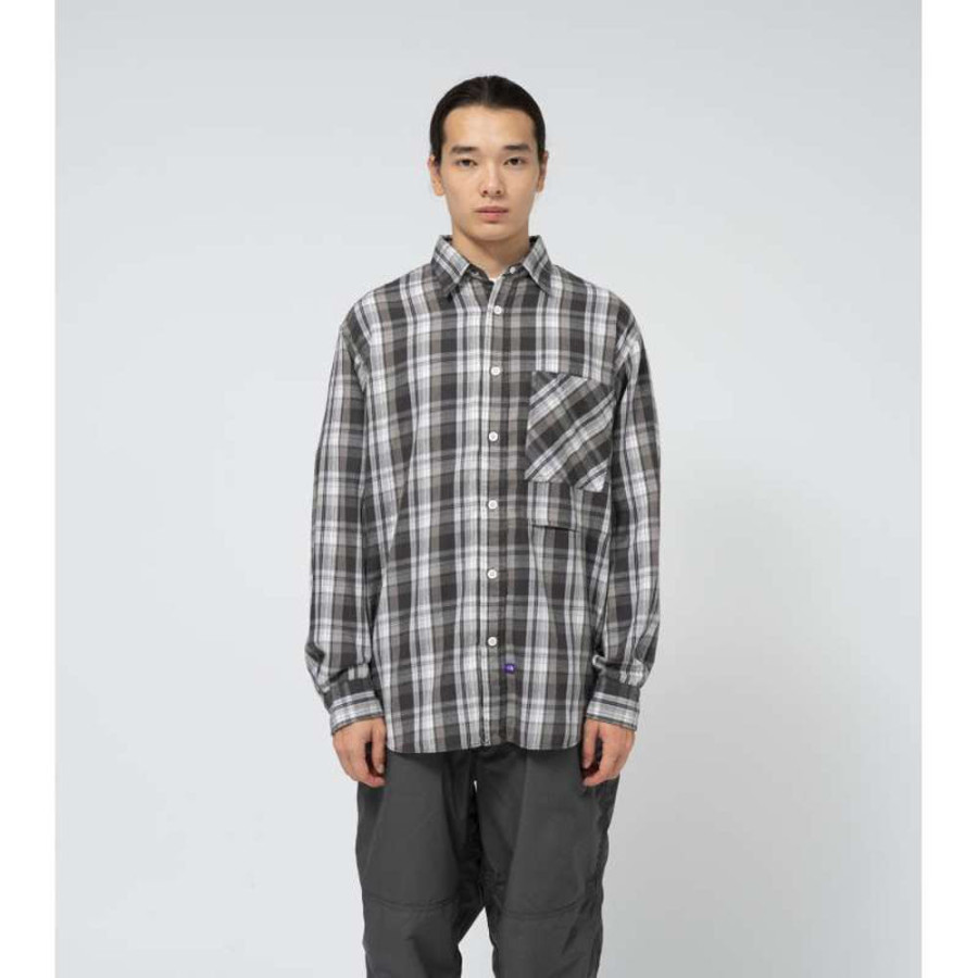 노스페이스 퍼플라벨 프라넬 필드 워크 셔츠 2컬러 N25SG012