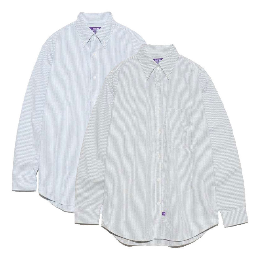 노스페이스퍼플라벨 버튼다운 스트라이프필드 셔츠 2컬러 N24FG065