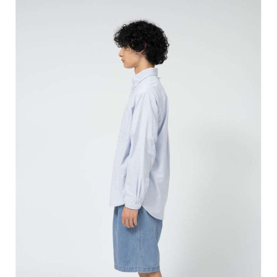 노스페이스퍼플라벨 버튼다운 스트라이프필드 셔츠 2컬러 N24FG065