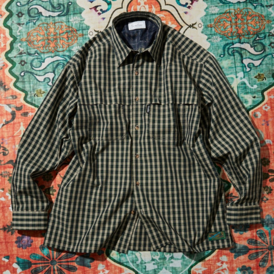 프릭스스토어 폭스파이어 별주 피싱 포켓 롱 슬리브 체크 셔츠 4컬러 1001408400004