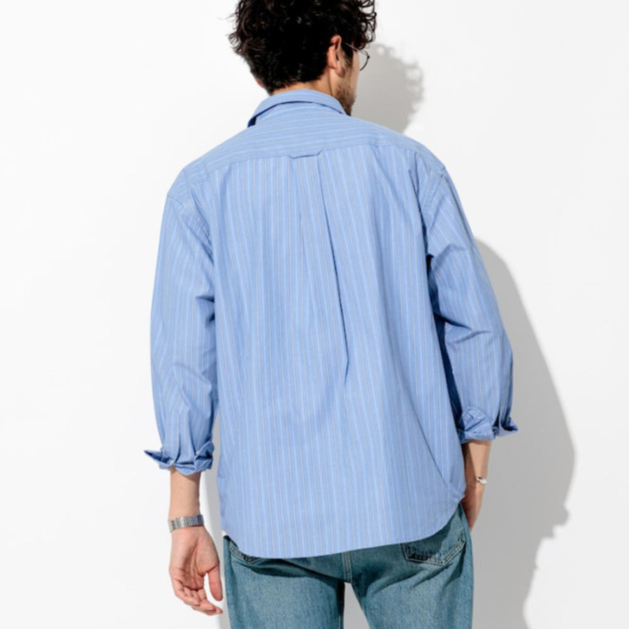 프릭스스토어 타입라이터 레귤러 카라 롱 슬리브 스트라이프 셔츠 3컬러 1001248900756