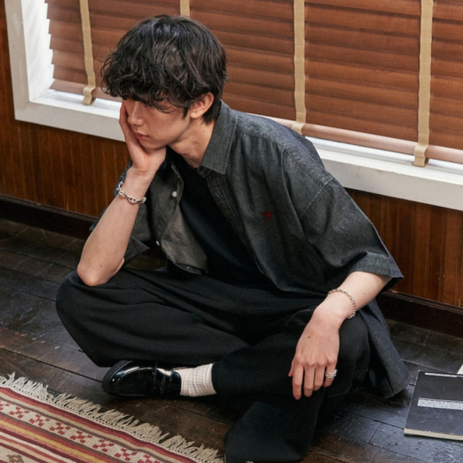 퍼블럭스 U.S. POLO ASSN. 유에스폴로에센 별주 자수 데님 쇼트 슬리브 셔츠 3컬러 3105291600005