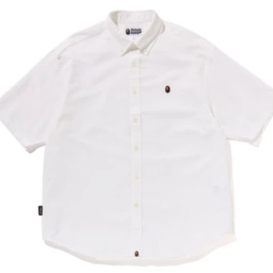 베이프 원포인트 옥스포드 S/S 반팔 셔츠 4컬러 1L30132301