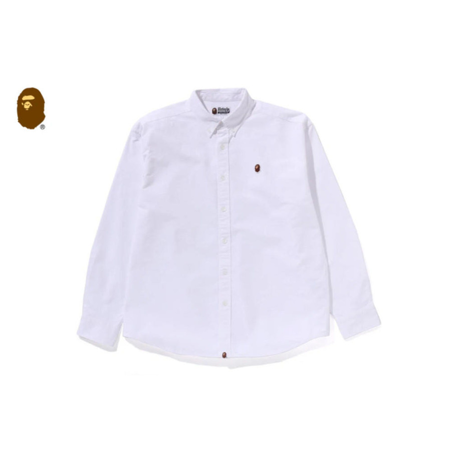 베이프 라인 카모 자카드 옥스포드 롱 슬리브 셔츠 3컬러 1L30131302