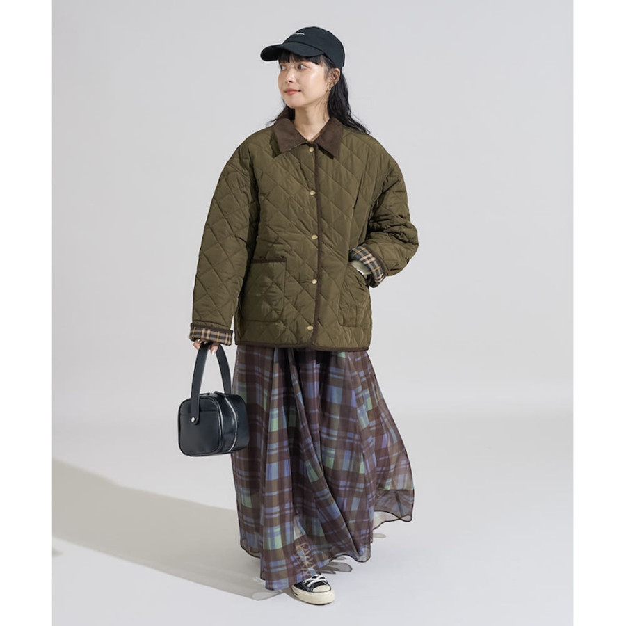 프릭스스토어 프라이마로프트 다이아 퀼팅 카라 미들 코트 3컬러 1155248900287