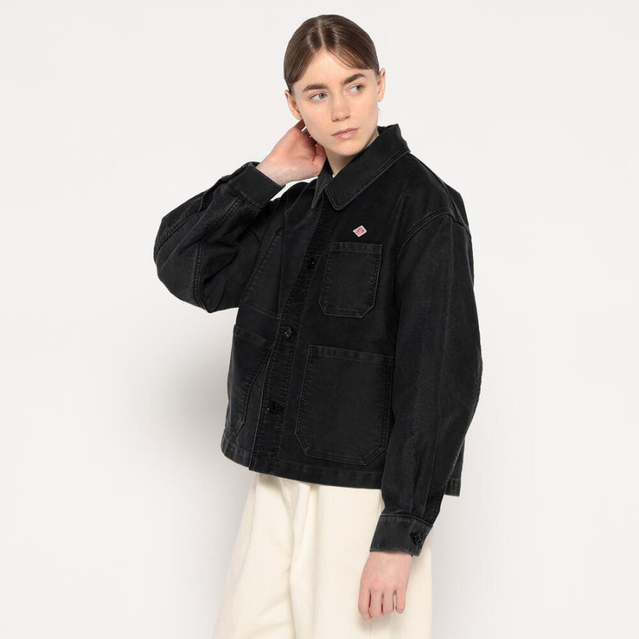 단톤 여성 몰스킨 와이드 커버올 재킷 2컬러 DT-A0662 HMK DNB252L101-0033