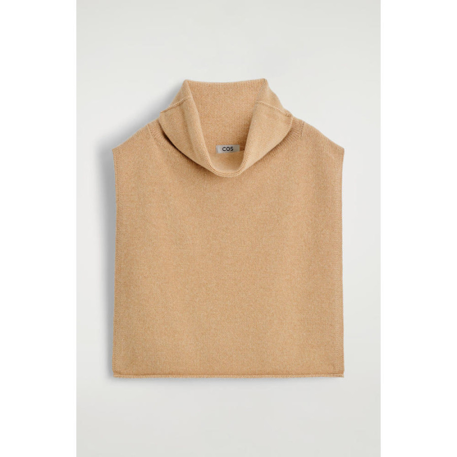 코스 COS 울 캐시미어 빕 베스트 베이지 1292354002