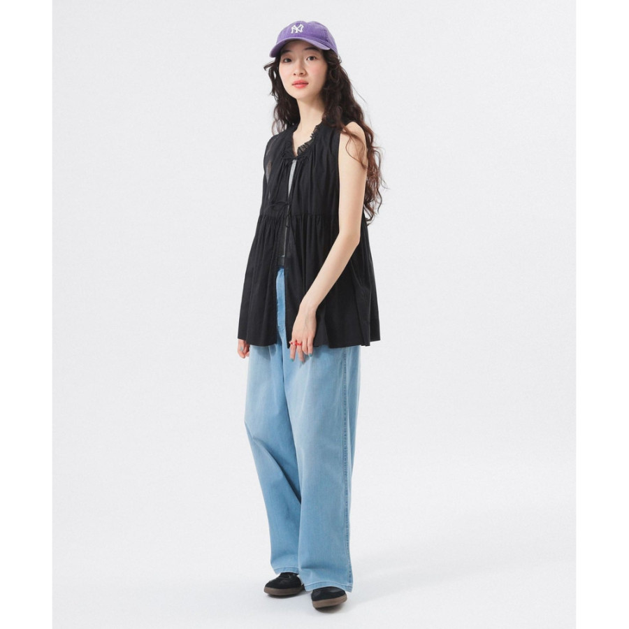 빔즈 보이 코튼 개더 노슬리브 셔츠 3컬러 13-01-0163-452