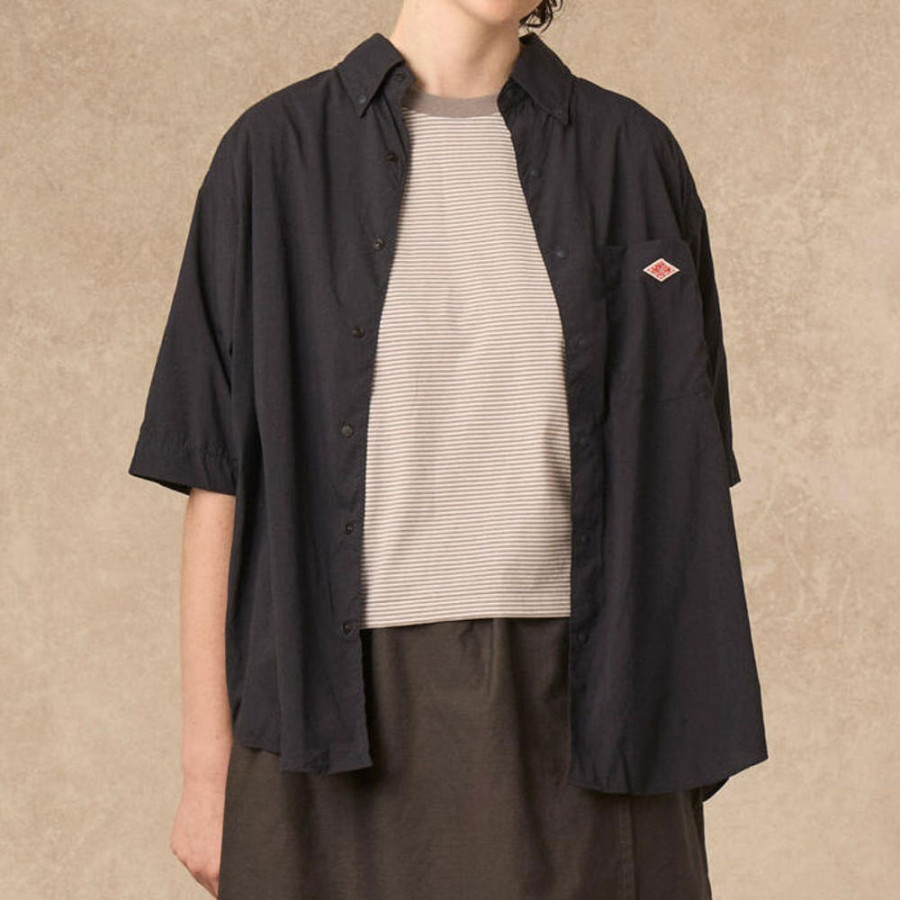 단톤 여성 타입라이터 B.D 반팔 셔츠 2컬러 DT-B0336 RNY DNB251L104-0014