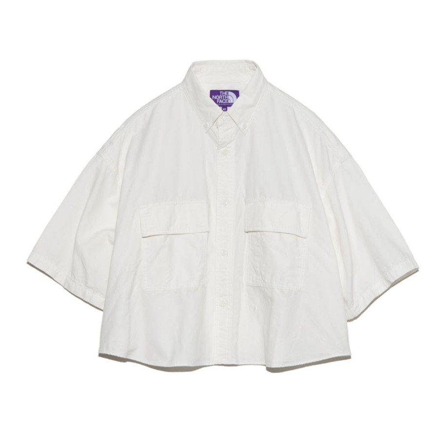 노스페이스 퍼플라벨 버튼 다운 필드 S/S 크롭 셔츠 2컬러 N25SG054