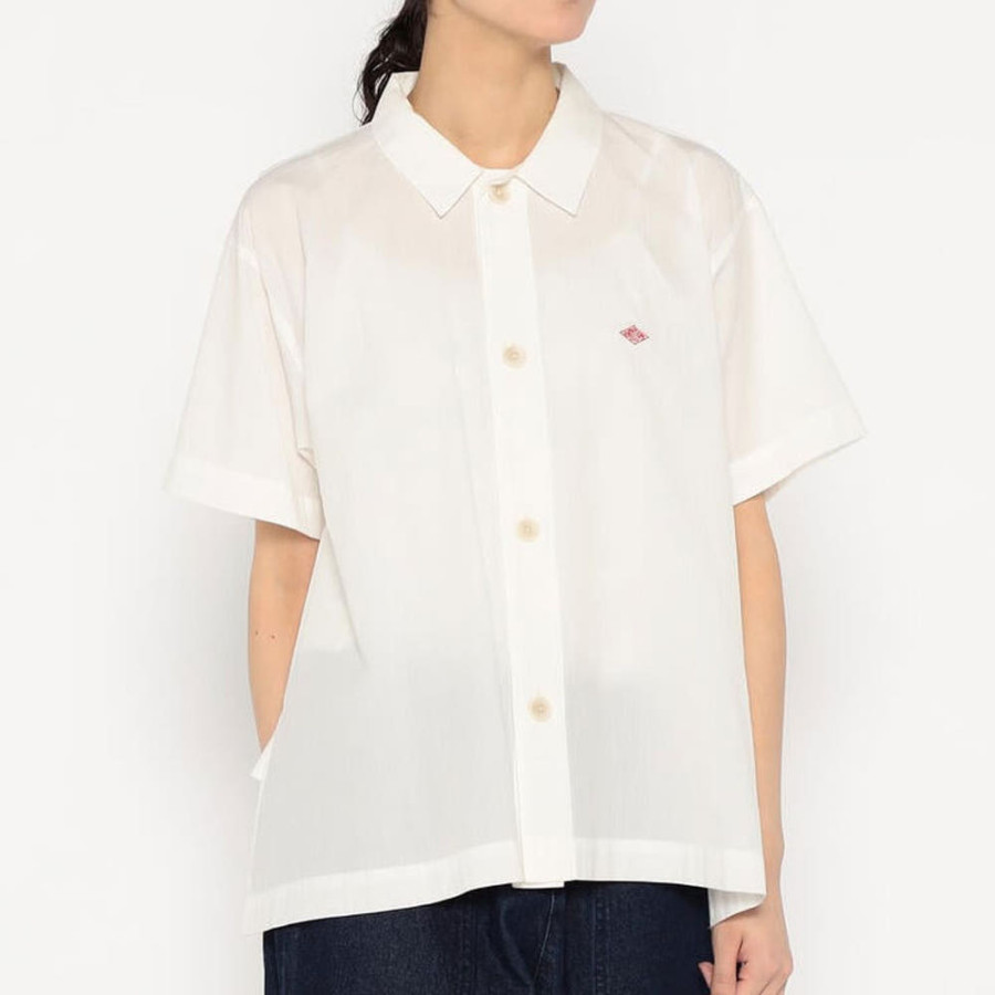 단톤 여성 코튼 보일 반팔 셔츠 4컬러 DT-B0351 CCV DNB251L104-0022