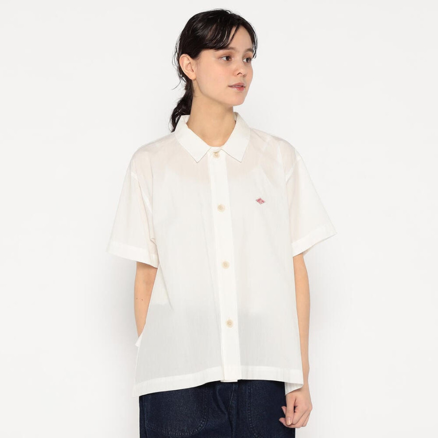 단톤 여성 코튼 보일 반팔 셔츠 4컬러 DT-B0351 CCV DNB251L104-0022