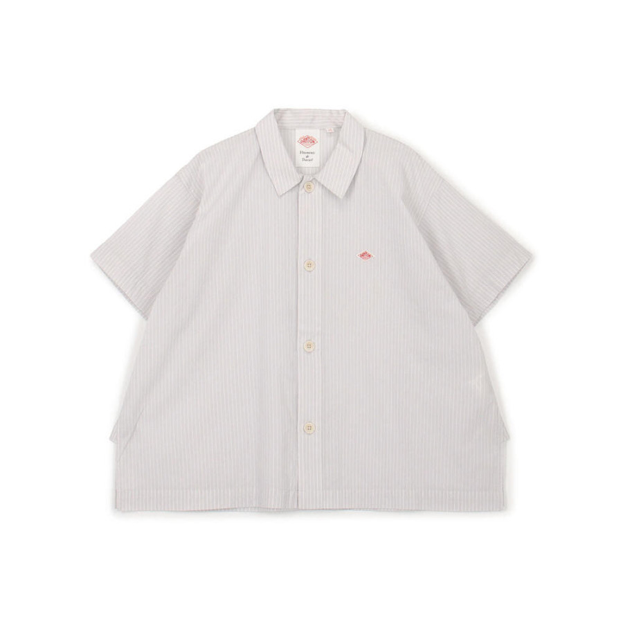 단톤 여성 코튼 보일 반팔 셔츠 4컬러 DT-B0351 CCV DNB251L104-0022