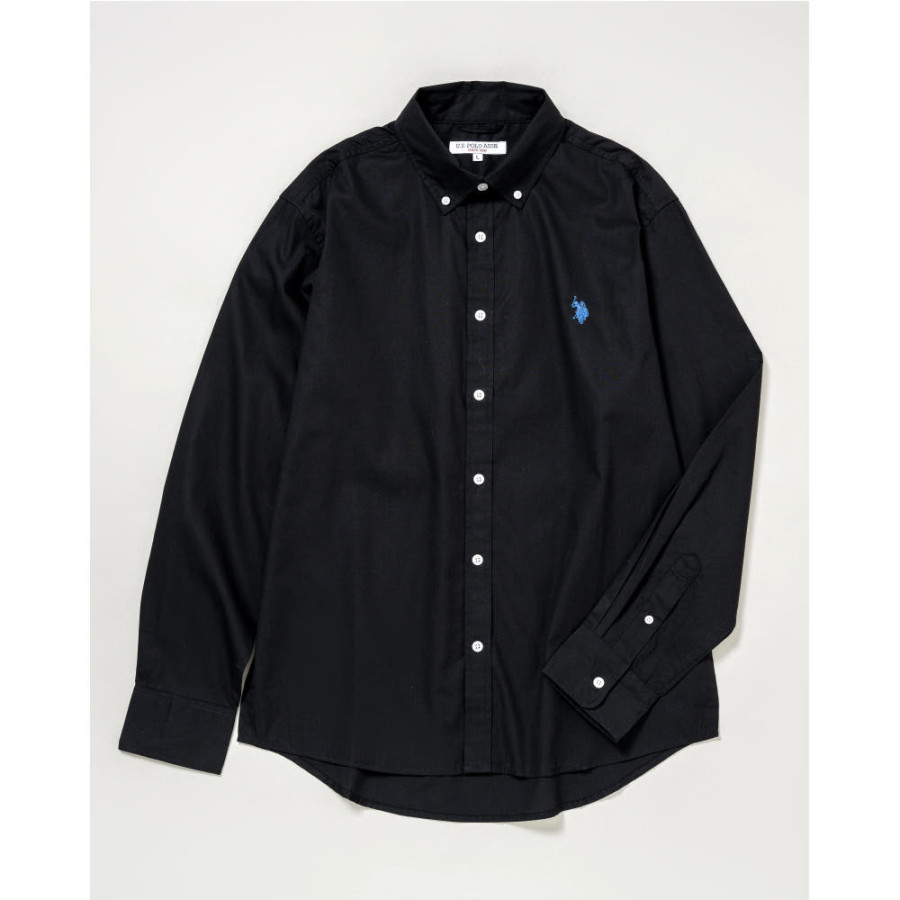 U.S. POLO ASSN. 유에스폴로에센 더블홀스맨 자수 레귤러 카라 브로드 셔츠 4컬러 PLM51700