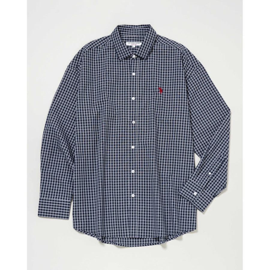 U.S. POLO ASSN. 유에스폴로에센 더블 홀스맨 자수 셔츠 4컬러 PLM51711DQ