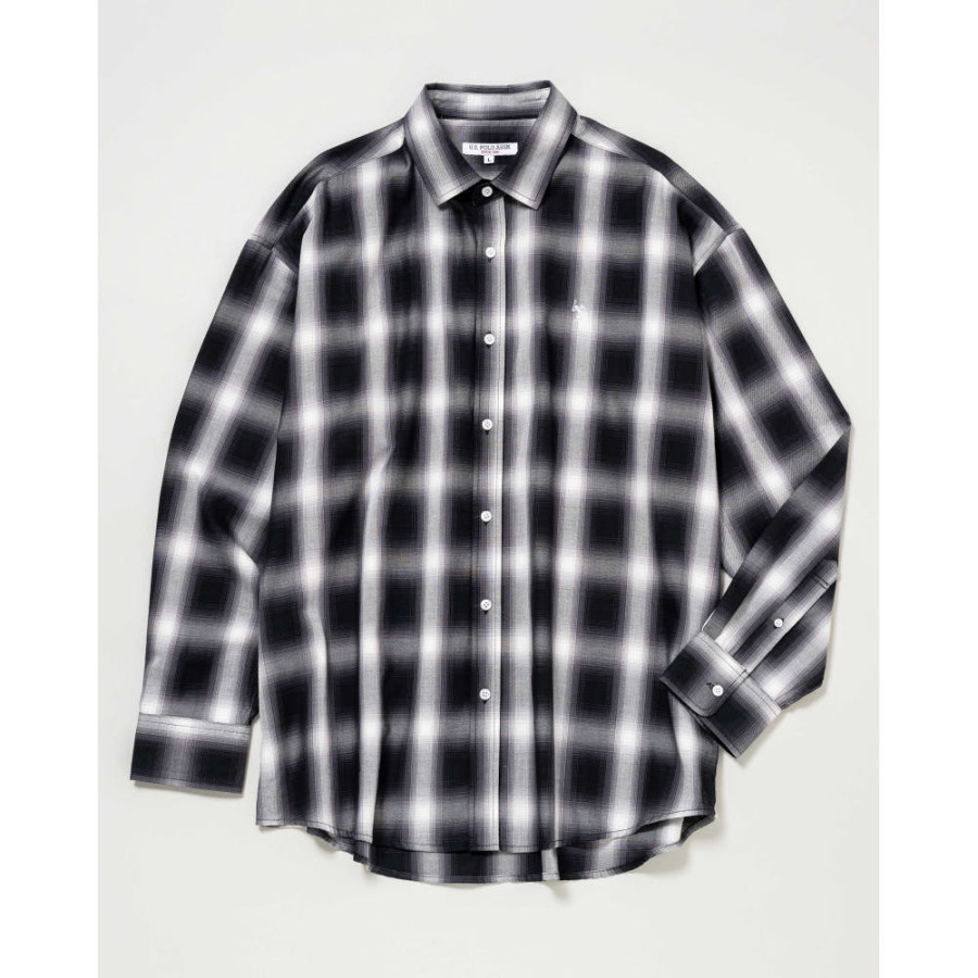 U.S. POLO ASSN. 유에스폴로에센 더블 홀스맨 자수 셔츠 4컬러 PLM51711DQ