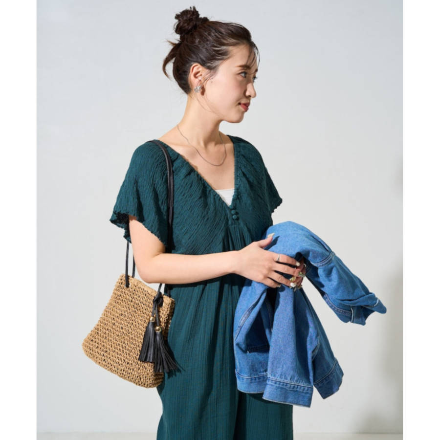 프릭스스토어 인도 더블거즈 셔링 올인원 점프수트 4컬러 1346248900527