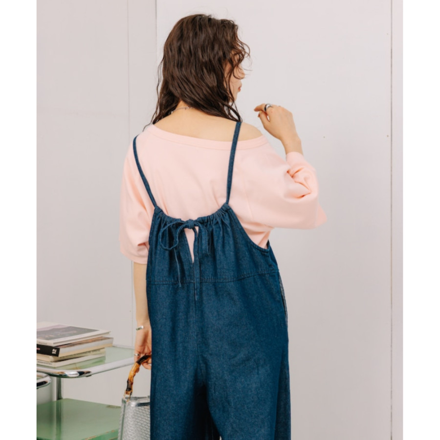 프릭스스토어 끈 데님 살로펫 멜빵바지 점프슈트 5컬러 1346248900526