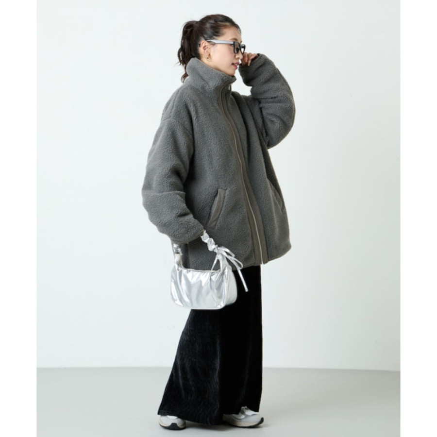 프릭스스토어 스탠드카라 리버시블 보아 블루종 3컬러 1359248900082