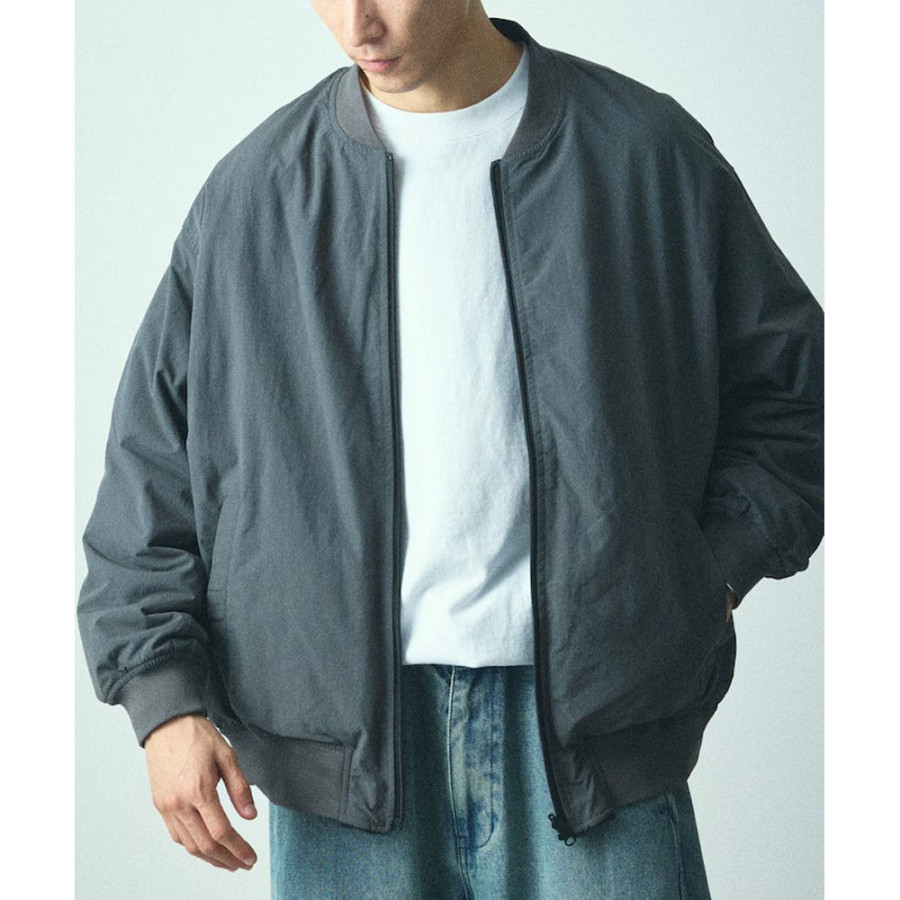 프릭스스토어 릴랙스핏 나일론 플리스 리버시블 MA-1 집업 블루종 5컬러 1251248900726