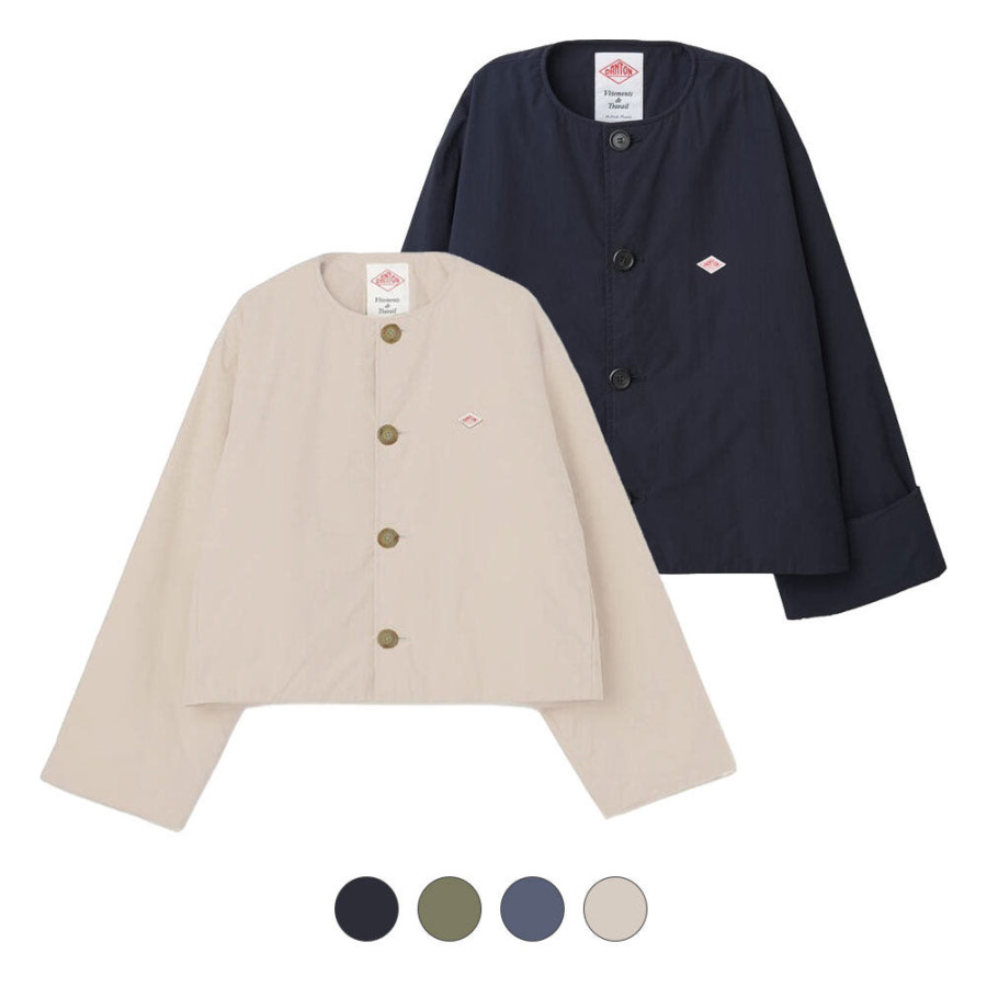 단톤 여성 보온 카라리스 와이드 재킷 4컬러 DT-A0672 PNT DNB261L101-0005