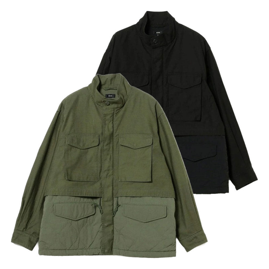 빔즈 와이드 핏 백새틴 레이어드 M-65 블루종 2컬러 11-18-3302-803-67-16 QA8879