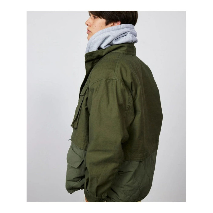 빔즈 와이드 핏 백새틴 레이어드 M-65 블루종 2컬러 11-18-3302-803-67-16 QA8879