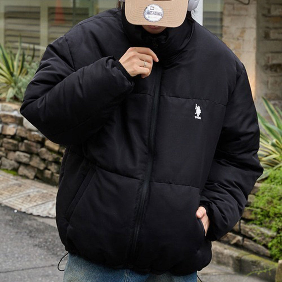 U.S. POLOASSN. 유에스폴로에센 별주 로고 자수 오버사이즈 스탠드 중면 자켓 5컬러 60246700 jk558