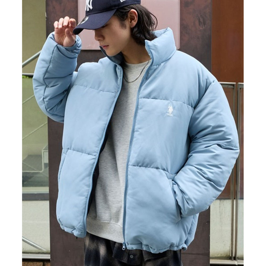 U.S. POLOASSN. 유에스폴로에센 별주 로고 자수 오버사이즈 스탠드 중면 자켓 5컬러 60246700 jk558