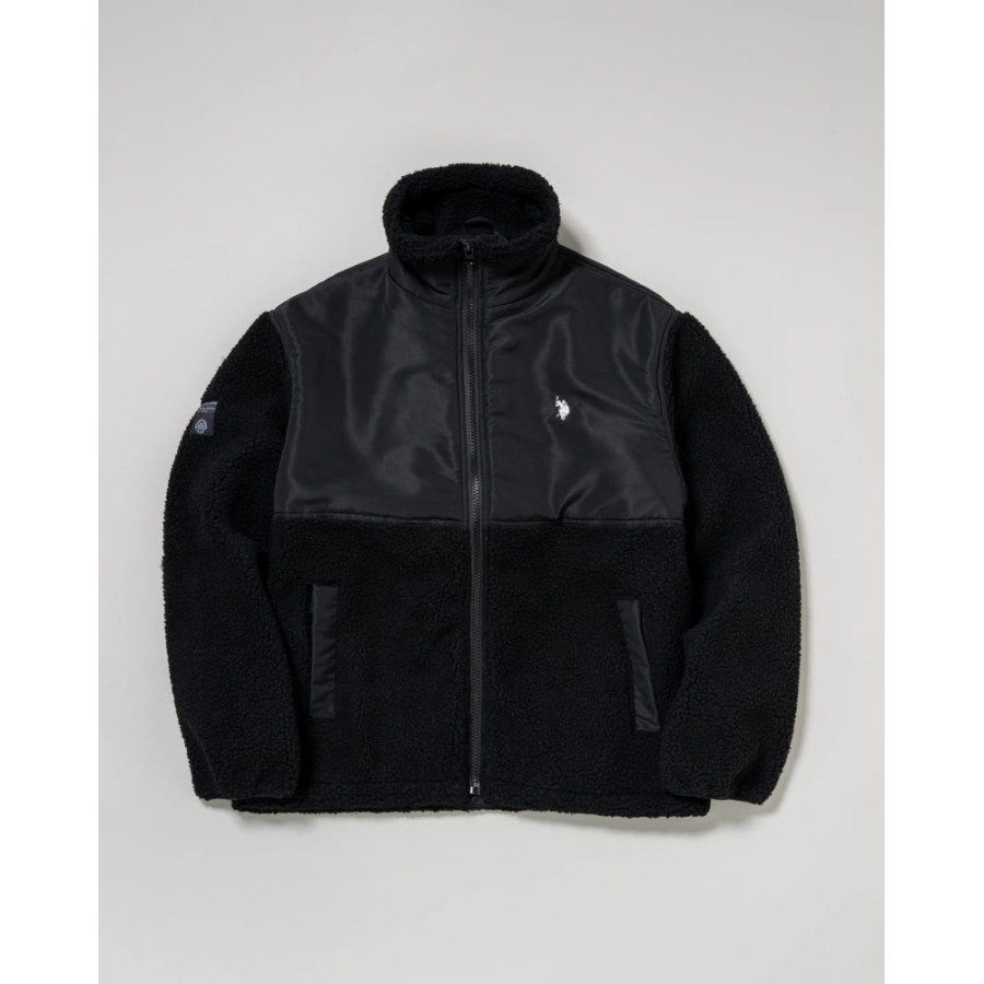 U.S. POLO ASSN. 유에스폴로에센 스탠드 스위칭 보아 재킷 더블 호스맨 자수 4컬러 PLM53802